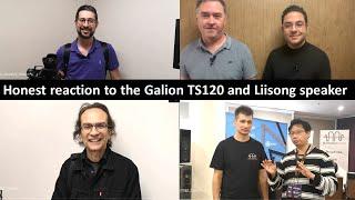 People's reaction to the Galion TS120 and Liionidas speakers at the 2022 Toronto audio show