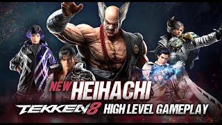 Tekken 8 Heihachi VS Reina, Kazuya, Lidia  High Level Gameplay