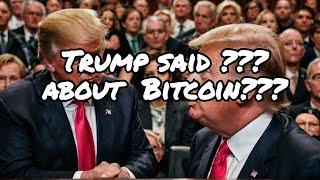 TRUMP blew minds at today's #Bitcoin Conference!!!!!!