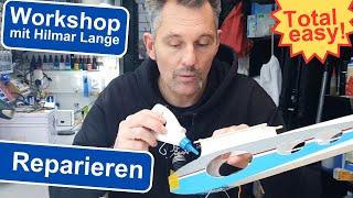 Totally easy! Repairing a model aircraft – Workshop with Hilmar Lange – Download plan Sympel