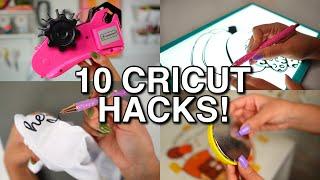 10 CRICUT HACKS UNDER 10 MINUTES! PART 2 