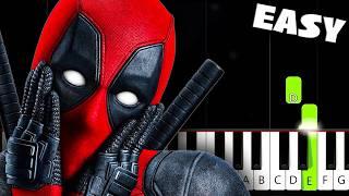 Bye Bye Bye (Deadpool Dance) - EASY Piano Tutorial