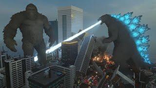 Realistic GODZILLA vs KING KONG in TEARDOWN