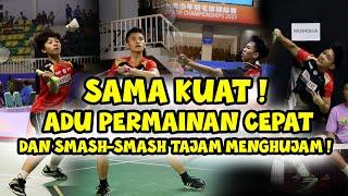 Final Super Ketat Duel Ganda Remaja Sesama PB Djarum