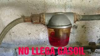 NO LLEGA GASOIL AL QUEMADOR O A LA CALDERA