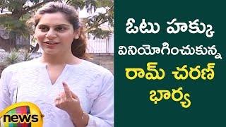 Upasana Cast Her Vote |  Telangana Elections Live Updates | #TelanganaElections2018  | Mango News