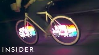 How To Turn Your Bike Into A Colorful LED Display