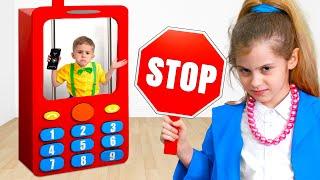 Mobile Phone Jail with Eva and Little brother for kids