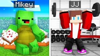 Fat Mikey and STRONG JJ Survival Battle in Minecraft ! - Maizen