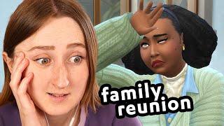 experimenting with sims family reunions... and failing