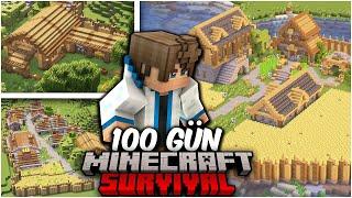 Minecraft Survival'da 100 Gün Geçirmenin Hikayesi...[FULL MOVİE]