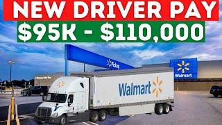 Walmart raising driver pay and starting training program