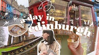 a day in Edinburgh Scotland VLOG 󠁧󠁢󠁳󠁣󠁴󠁿| harry potter museum, old vintage book store & more