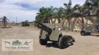 25 Pounder field gun - retrofit gas firing system