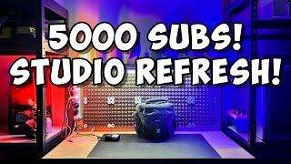 I Reached 5000 Subs and Here's My STUDIO UPDATE!