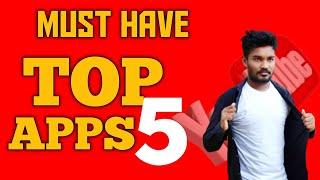 5 Apps Every YouTuber Must Have | Telugu Tech Naveen