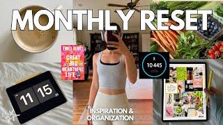 JUNE MONTHLY RESET  planning, cleaning, vision board, & healthy habits