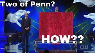 Penn Performs Amazing Sleight of Hand Magic on Fool Us Without Teller (2019)