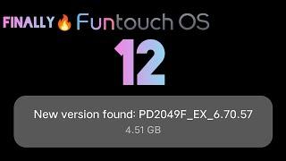 Funtouch Os 12 Update On Iqoo 7 Legend 