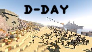 World War 2 in Minecraft - D-Day