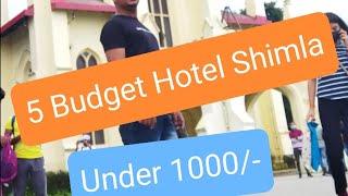 Shimla Budget Hotel Under 1000 rs #shimlahotels  #shimla