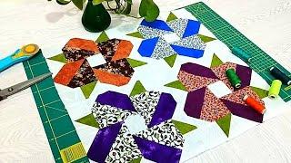 Flower easy Quilt Blocks For Beginners Patchwork Quilt  Pattern design