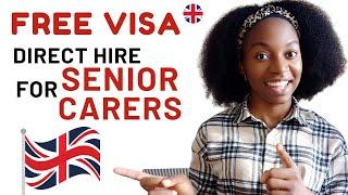 Free UK senior carer visa | 8 UK Companies currently hiring Senior carers | How to apply