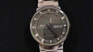 Mido commander 8679 piano vintage watch ETA 2837 hi beat 36,000 bph swiss made | Yougemee