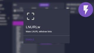 LNURLw, easily mint lnurl-withdraw links