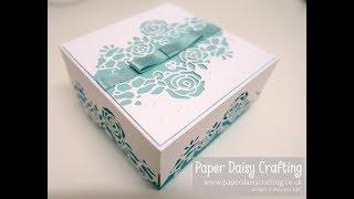 Lovely flowers box - tutorial Part 1