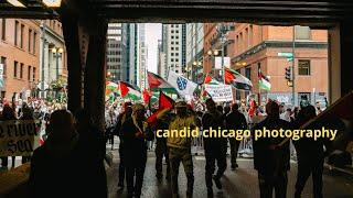 CANDID MOMENTS in Chicago | Street Photography POV With Sony A7IV at Protest