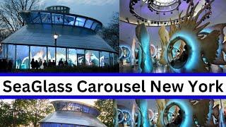 SeaGlass Carousel, Battery Park, Manhattan Island in New York