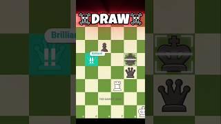 STALEMATE  #sacrifice #edit #chess #ajedrez #shorts #viral #checkmate
