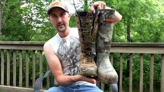 Snake Bite Proof Hunting Boot Talk - Rubber vs Leather? Irish Setter and Dryshod Rattlesnake Boots