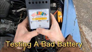 Testing A Battery With Cen-tech Load Tester