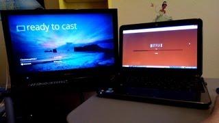 Setting up and streaming Netflix / YouTube to my Google Chromecast!
