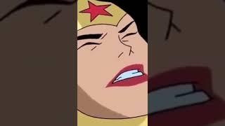 Mongul chokes Wonder Woman (ryona)