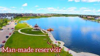 Chestermere Lake Alberta Canada||Travel vlog || Days in Canada||Man made reservoir in Chestermere