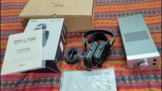 Unboxing : STAX SR-L700 Earspeakers and SRM-353X Driver