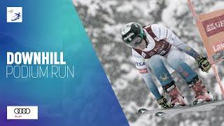 Breezy Johnson (USA) | 2nd place | Women's Downhill | Lake Louise | FIS Alpine