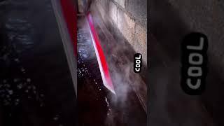 Forging knife quenching #sword