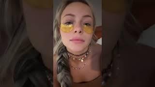 liv morgan doing skin care #livmorgan