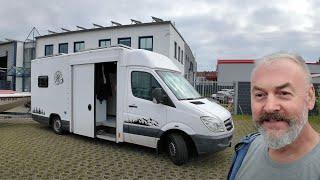 INCREDIBLE 16,000 € MERCEDES MOTOR HOME by Ing. Ralph Eble | 48V Lithium | Fixed tank | LIFT-UP BED