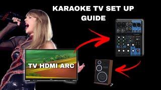 TV TO YAMAHA MG06X MIXER TO SPEAKER / AMPLIFIER DEMO | TUTORIAL