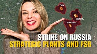 MASSIVE ATTACK ON STRATEGIC TARGETS IN TAMBOV, VORONEZH, TULA REGIONS Vlog 842: War in Ukraine