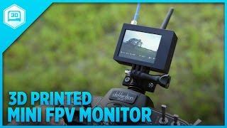 Mini FPV Monitor @adafruit #3DPrinting #Drone
