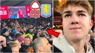 FOREST FANS GO CRAZY in 93rd MINUTE LIMBS! Nottingham Forest vs Aston Villa