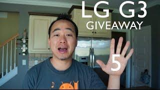 LG G3 Giveaway! X5 (CLOSED!)