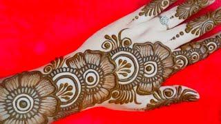 Latest simple arabic backhand mehndi design | simple mehndi design | mehndi design/mehandi | mehndi