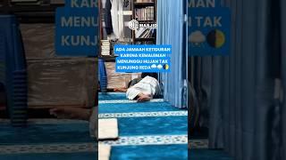 ADA JAMAAH KETIDURAN KARENA KEMALAMAN NUNGGUIN HUJAN REDA #repost #masjid #sejuta #pemuda